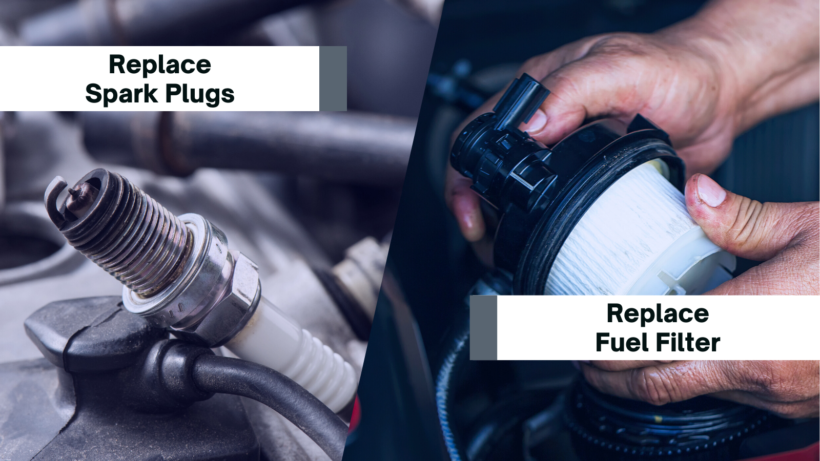 Replace Spark Plugs Replace Fuel Filter at Graham Auto Repair